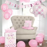 blue-floral-elephant-baby-shower-banner-1-6m|78378|Luck and Luck| 1